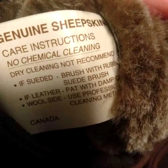 Hide Society Genuine Sheepskin Shearling Leather Mini SkirT Brown Luxury S - Picture 5 of 5